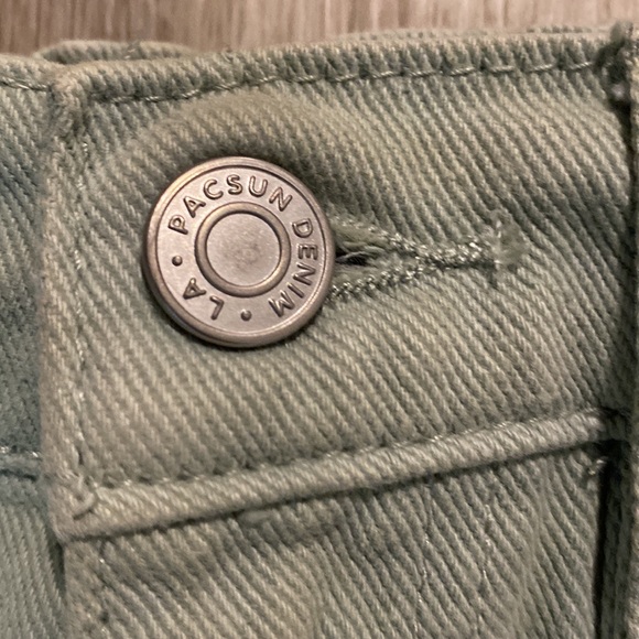 Pacsun womens ligth green jean shorts size S - Picture 4 of 7